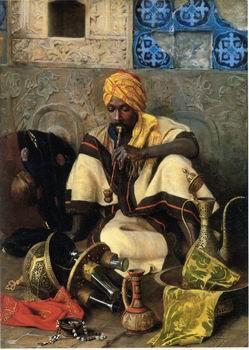 unknow artist Arab or Arabic people and life. Orientalism oil paintings 561 China oil painting art